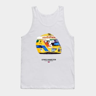 F1 2008 Lewis Hamilton Crash Helmet Tank Top